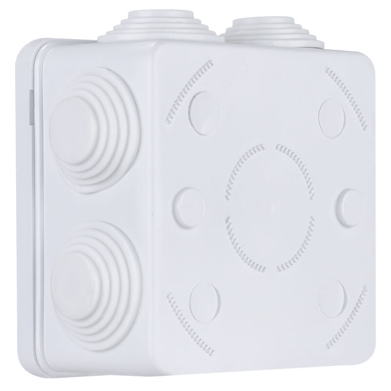 IP55 Junction Boxes with Rubber Gland (80mm x 80mm x 50mm) | MajorTech